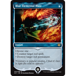 Blue Elemental Blast - Foil