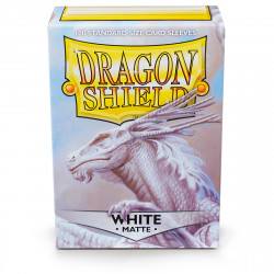 Dragon Shield - Matte 100 Sleeves - White 'Bounteous'