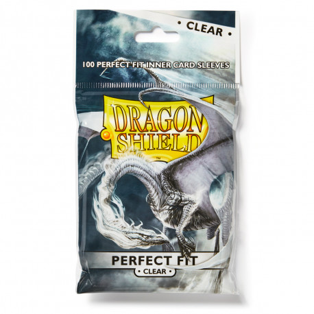 Dragon Shield - Perfect Fit Sleeves, 100ct - Clear