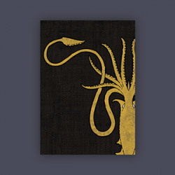 FFG Supply Sleeves - Game Of Thrones - House Greyjoy (50 Sleeves)