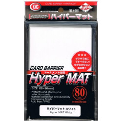 KMC - Hyper Mat Standard 80ct Sleeves - White