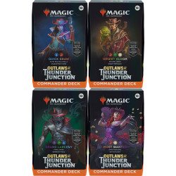 Outlaws of Thunder Junction - Commander Decks Set (4 Decks)