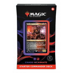 Starter Commander Decks 2022 - Chaos Incarnate (Black-Red)