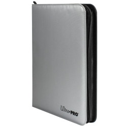 Ultra Pro - 9-Pocket Zippered PRO-Binder - Silver