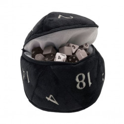 Ultra Pro - D20 Plush Dice Bag - Black