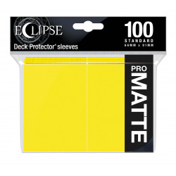 Ultra Pro - Eclipse Matte 100 Sleeves - Lemon Yellow