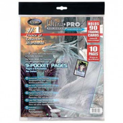 Ultra Pro Platinium Pages 9-Pocket, 10ct