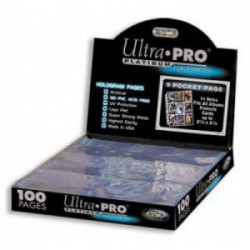 Ultra Pro - Platinum 9-Pocket Pages Display, 100ct