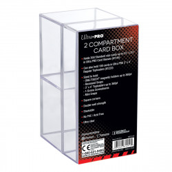 Ultra Pro - Two Compartment Card Box